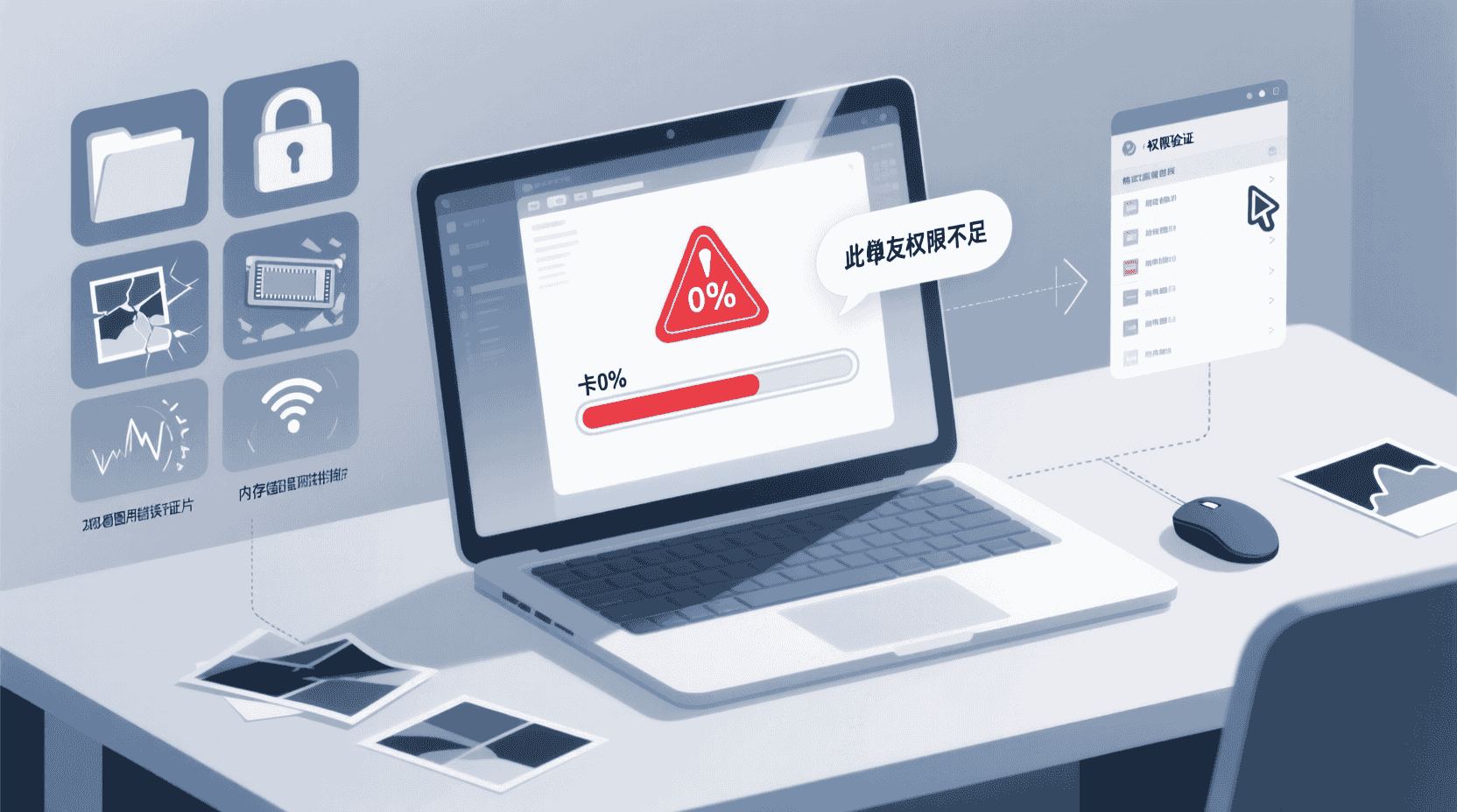 故障排查：四种常见失败及验证方法