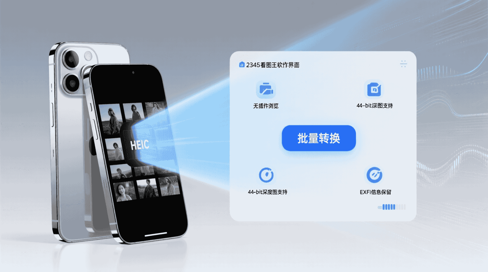 功能定位：为什么选2345看图王做HEIC批量转出